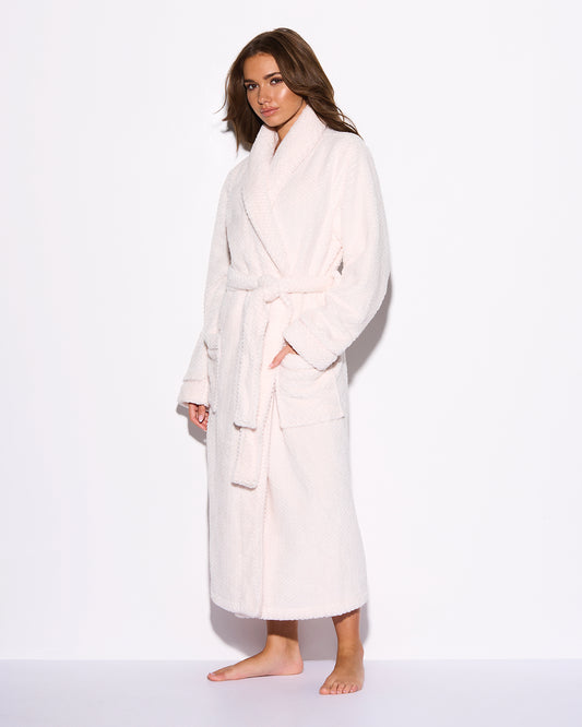 Light Pink Long Plush Gown