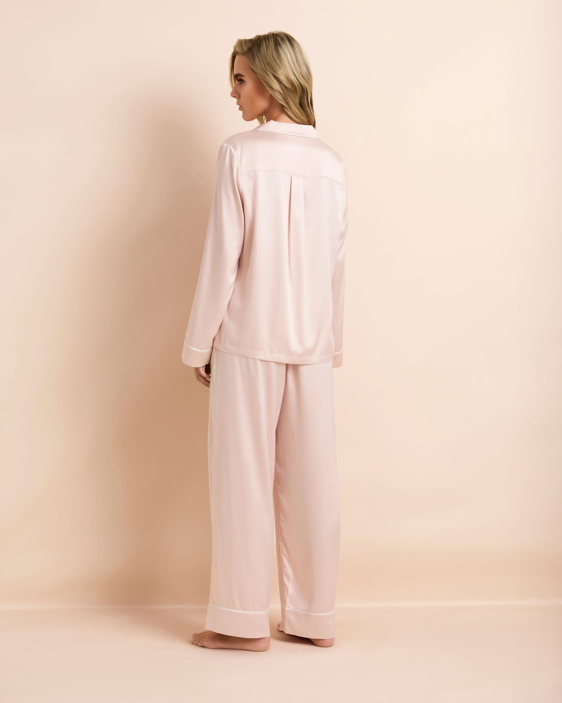 Classic Satin Long PJ Set