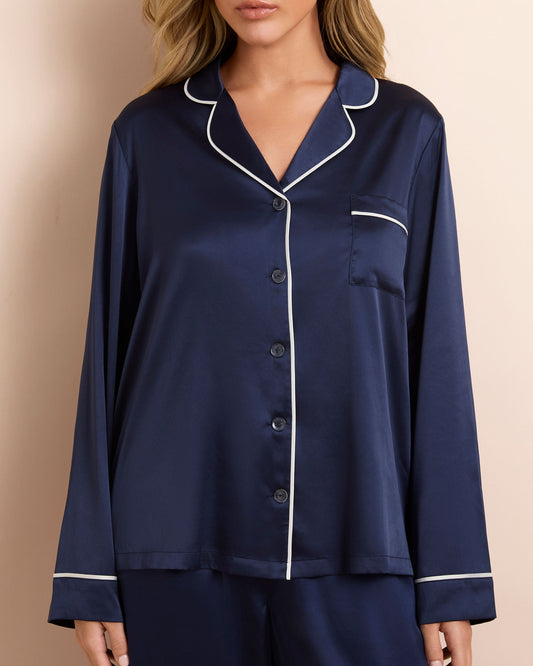 Classic Satin Long PJ Set