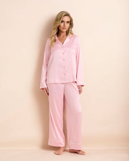 Classic Satin Long PJ Set