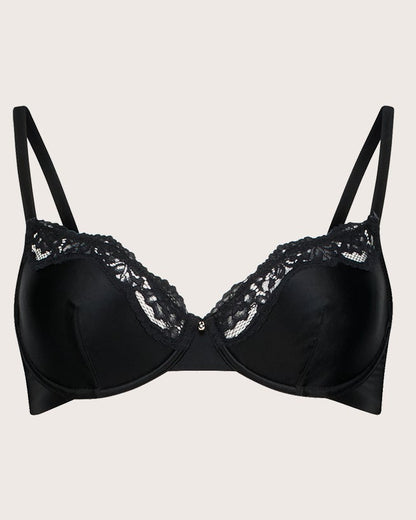 BODYFUSION Shimmer Infused Underwire Bra Black