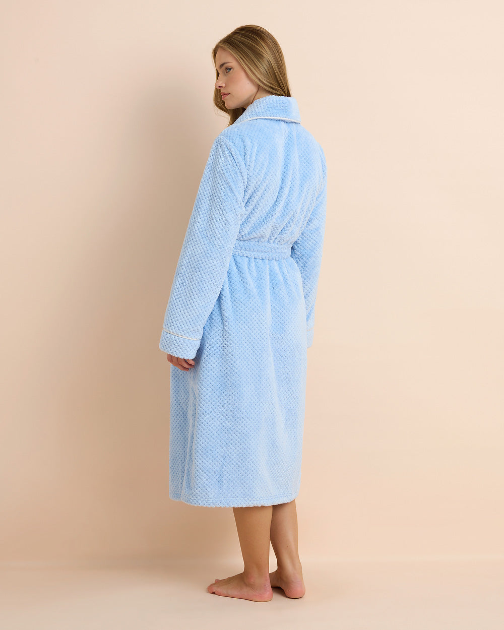 Blue Long Plush Gown