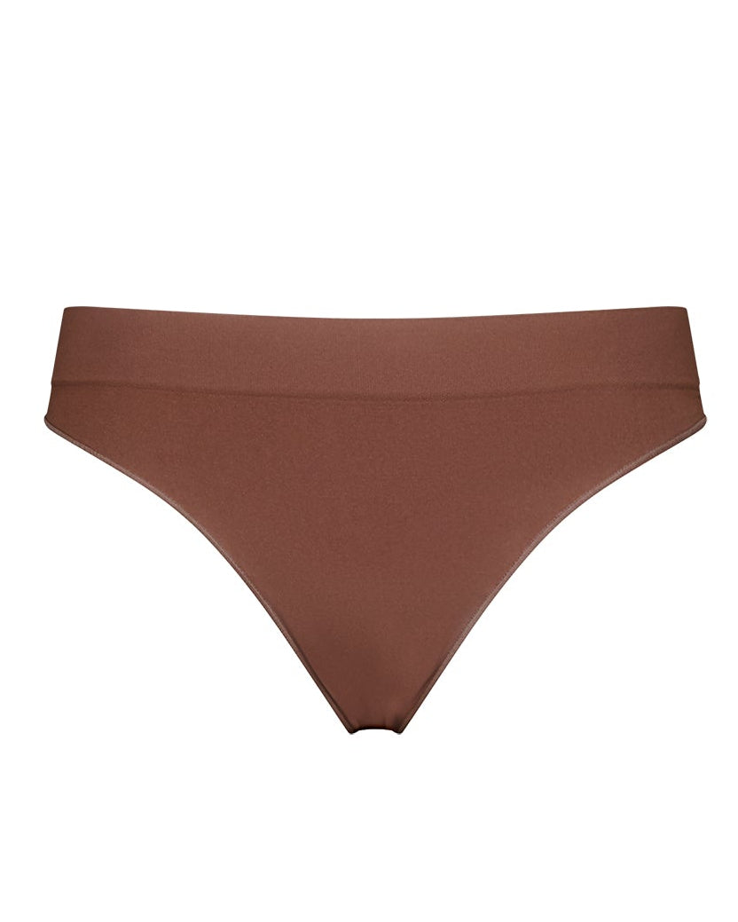Collagen Seamfree Thong In Espresso