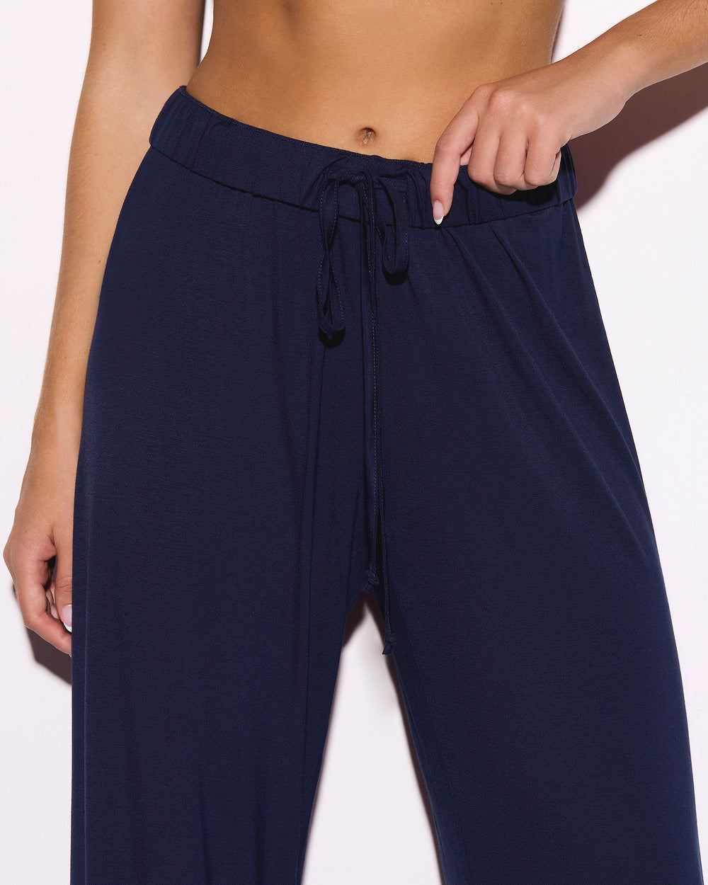 Super Soft Long PJ Set In Navy