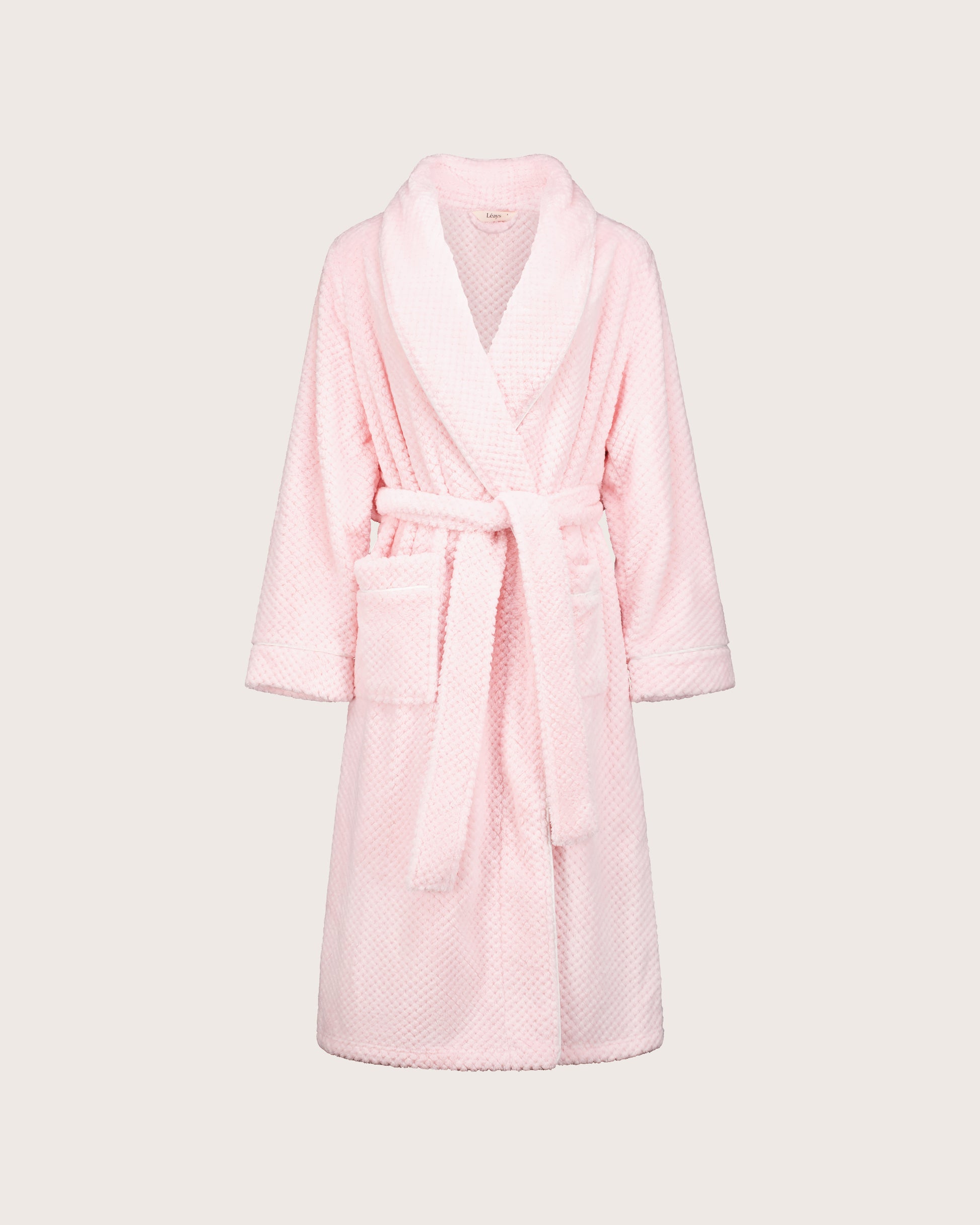 Pink Long Plush Gown