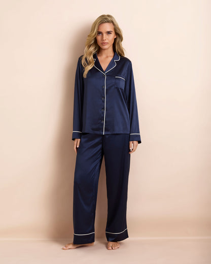Classic Satin Long PJ Set