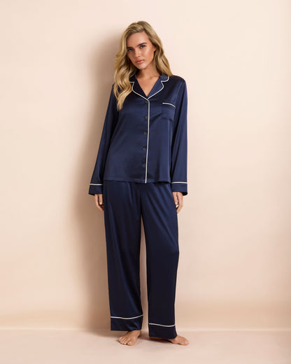 Classic Satin Long PJ Set