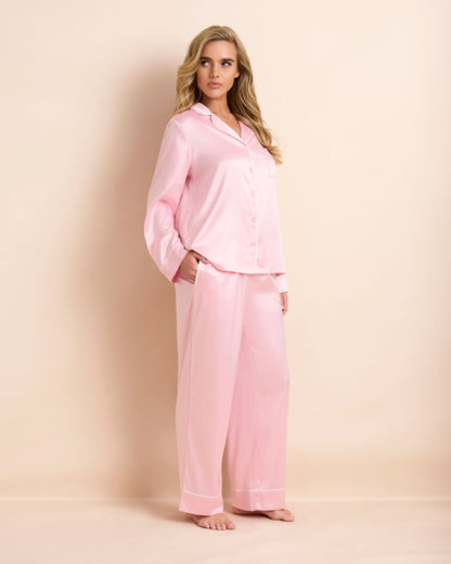 Classic Satin Long PJ Set